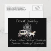 Royal Wedding Collectible Briefkaart (Voorkant / Achterkant)