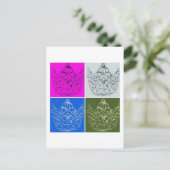 Royal Wedding/Crown Briefkaart (Staand voorkant)