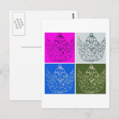 Royal Wedding/Crown Briefkaart (Voorkant / Achterkant)