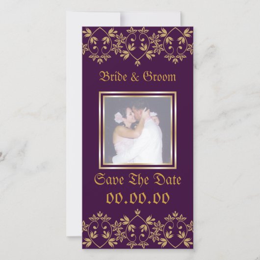 Royal Wedding Fotokaarten Save The Date (Voorkant)