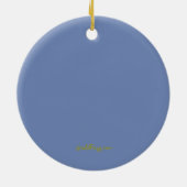 Royal Wedding Harry en Meghan Ornament (Blauw) (Achterkant)
