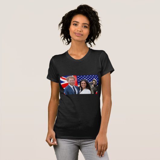 Royal Wedding Harry en Meghan Secret Admirer T-shirt (Voorkant volledig)