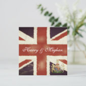 Royal Wedding Harry & Meghan Street Party Uitnodig Kaart (Staand voorkant)