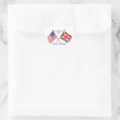 Royal Wedding Hart Sticker (Tas)