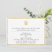 Royal Wedding Invitation Replica | UK Londen Kaart (Staand voorkant)