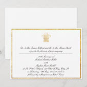 Royal Wedding Invitation Replica | UK Londen Kaart (Voorkant / Achterkant)