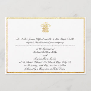 Royal Wedding Invitation Replica   UK Londen Kaart