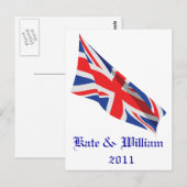 Royal Wedding/Kate en William Briefkaart (Voorkant / Achterkant)
