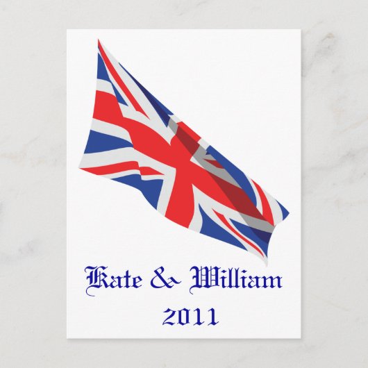 Royal Wedding/Kate en William Briefkaart (Voorkant)