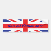 Royal Wedding/Kate en William Bumpersticker (Voorkant)