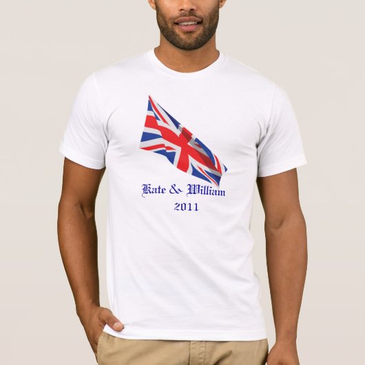 Royal Wedding/Kate en William T-shirt (Voorkant)