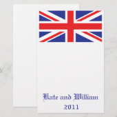 Royal Wedding/Kate & William Briefpapier (Voorkant / Achterkant)