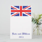 Royal Wedding/Kate & William Briefpapier (Staand voorkant)