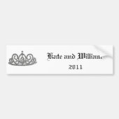 Royal Wedding/Kate & William Bumpersticker (Voorkant)