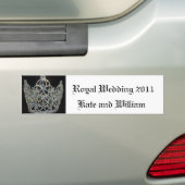 Royal Wedding/Kate & William Bumpersticker (Op auto)
