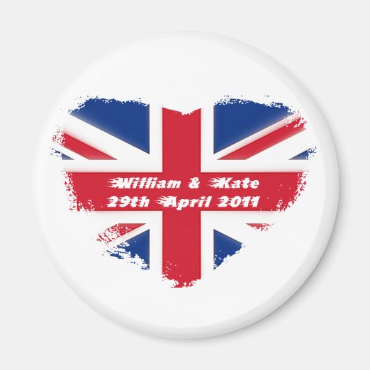 Royal Wedding - Kate & William Magneet (Voorkant)