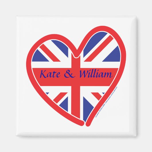 Royal Wedding/Kate & William Magneet (Voorkant)