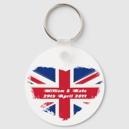 Royal Wedding - Kate & William Sleutelhanger (Voorkant)