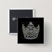 Royal Wedding/Kate & William Vierkante Button 5,1 Cm (Voorkant /achterkant)
