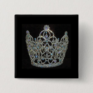 Royal Wedding/Kate & William Vierkante Button 5,1 Cm