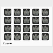 Royal Wedding/Kate & William Vierkante Sticker (Vel)