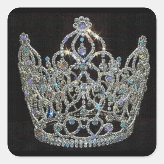 Royal Wedding/Kate & William Vierkante Sticker (Voorkant)