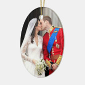 Royal Wedding Keramisch Ornament (Links)