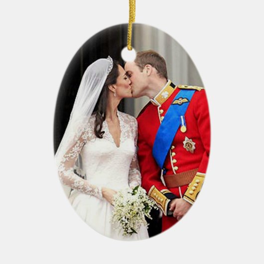 Royal Wedding Keramisch Ornament (Voorkant)