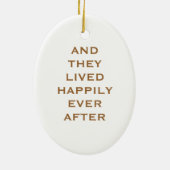 Royal Wedding Keramisch Ornament (Achterkant)