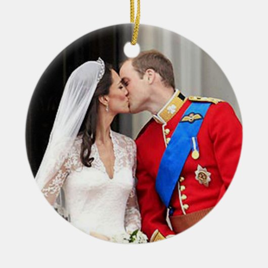 Royal Wedding Keramisch Ornament (Voorkant)