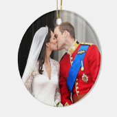 Royal Wedding Keramisch Ornament (Links)