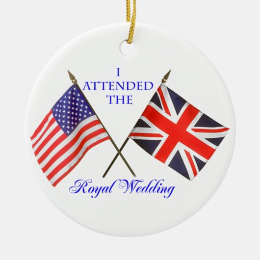 Royal Wedding Keramisch Ornament (Voorkant)