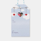 Royal Wedding Party Cadeauartikelen Cadeaulabel (Achterkant)