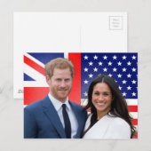 Royal Wedding Prince Harry en Meghan Markle Briefkaart (Voorkant / Achterkant)