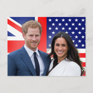 Royal Wedding Prince Harry en Meghan Markle Briefkaart