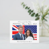 Royal Wedding Prince Harry en Meghan Markle Briefkaart (Staand voorkant)