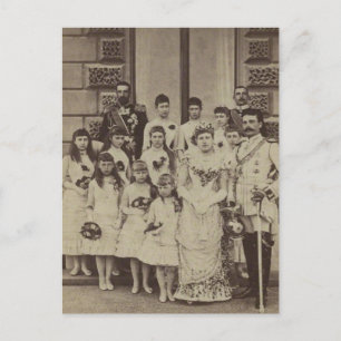 Royal Wedding Princess Beatrice - familie Briefkaart