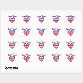 Royal Wedding Ronde Sticker (Vel)