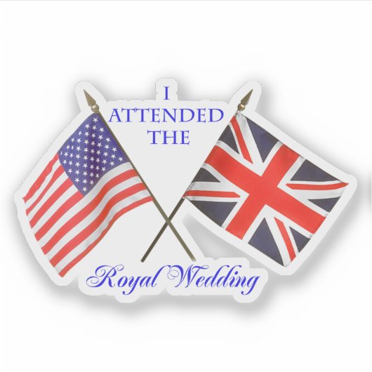 Royal Wedding Sticker (Voorkant)