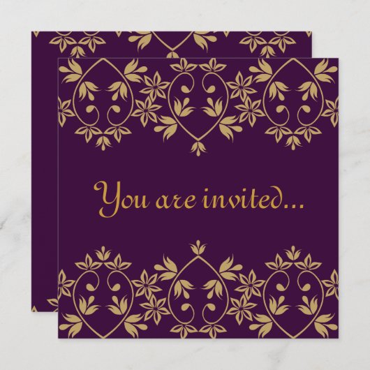 Royal Wedding Uitnodigingen (Voorkant / Achterkant)