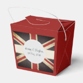Royal Wedding Union Jack Favor Box Bedankdoosjes (Achterkant)