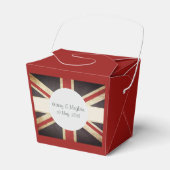 Royal Wedding Union Jack Favor Box Bedankdoosjes (Voorkant Zijde)