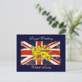 Royal Wedding Watch Party Briefkaart (Staand voorkant)