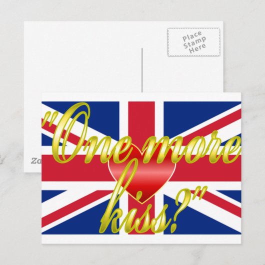 Royal Wedding Whispers Briefkaart (Voorkant / Achterkant)