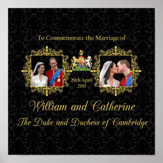 Royal Wedding - William en Kate Poster (Voorkant)