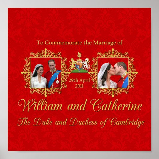 Royal Wedding - William en Kate Poster (Voorkant)