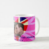 Royal Wedding William en Kate souvenir mok (Voorkant rechts)
