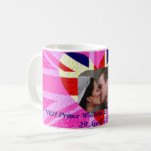 Royal Wedding William en Kate souvenir mok (Voorkant links)