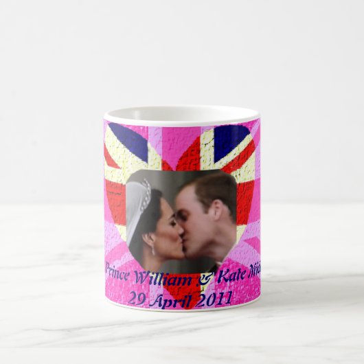 Royal Wedding William en Kate souvenir mok (Center)