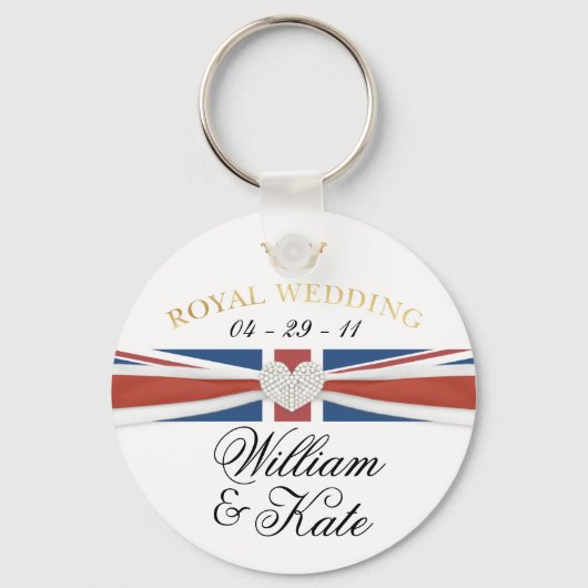 Royal Wedding - William & Kate Commemoratives Sleutelhanger (Voorkant)